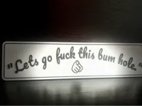 0.2mm layer, 2 walls, 15% infill White backing black writing