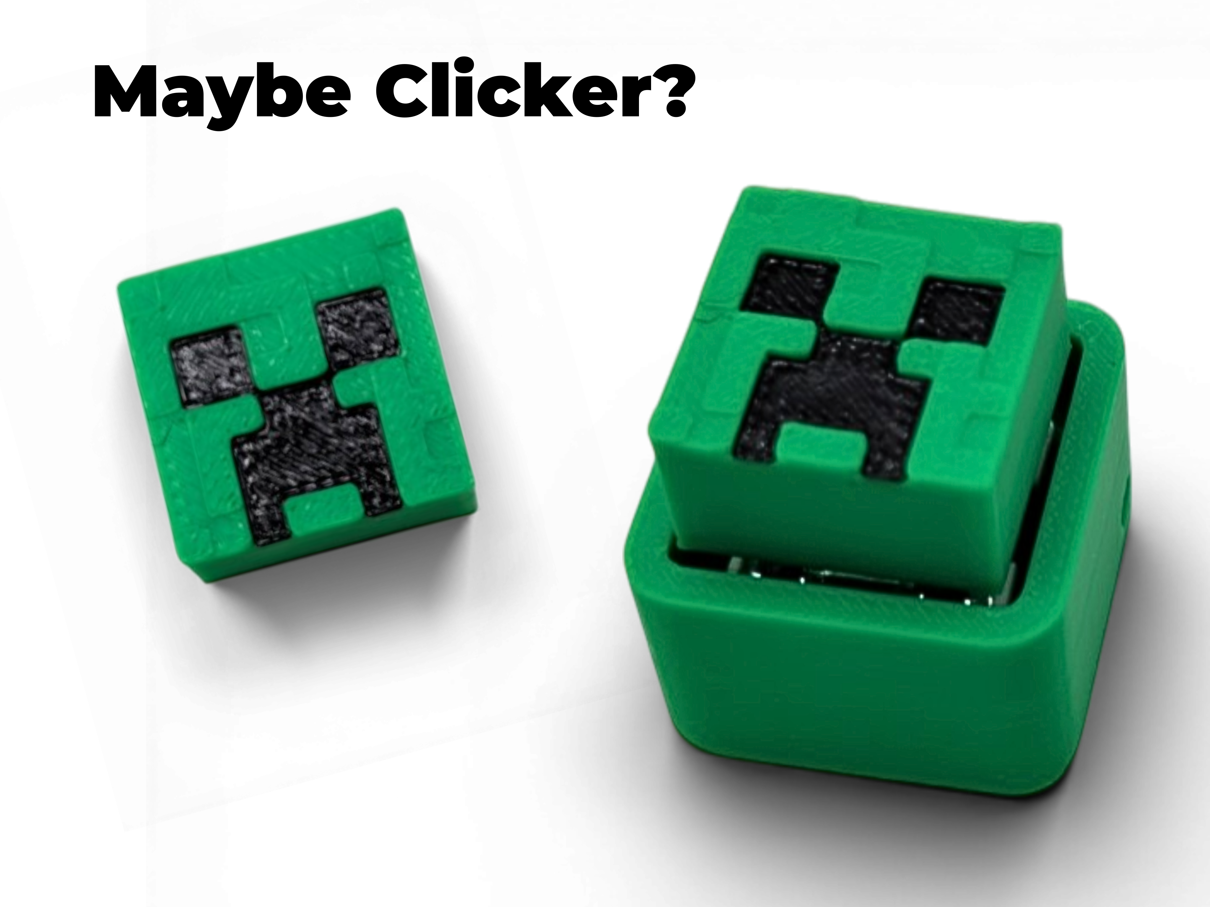Miniatura 2 do modelo 3D Minecraft Creeper Keycap