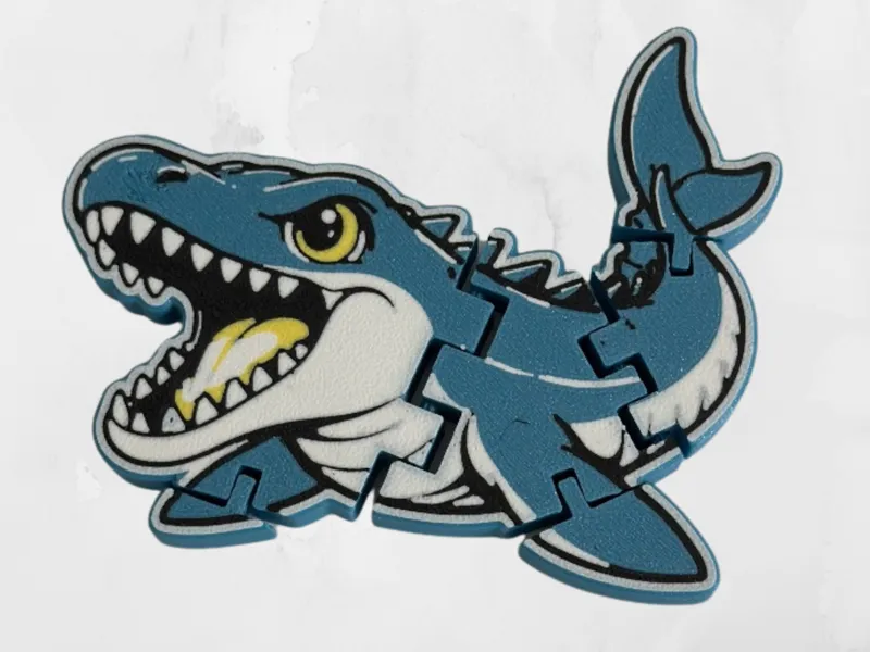 Flexi Cute Mosasaurus - AMS Print (Keychain)