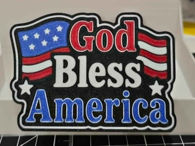 God Bless America Magnet