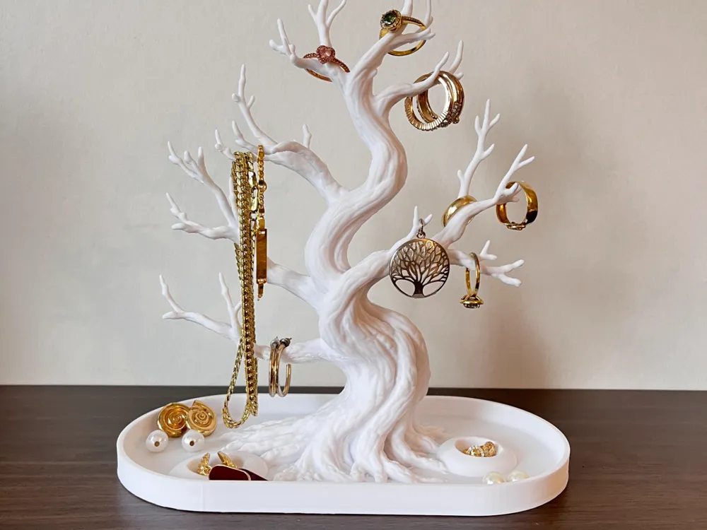 Soporte: Whispering Branches III-Organic Jewelry Tree Stand. Referencia del modelo original.