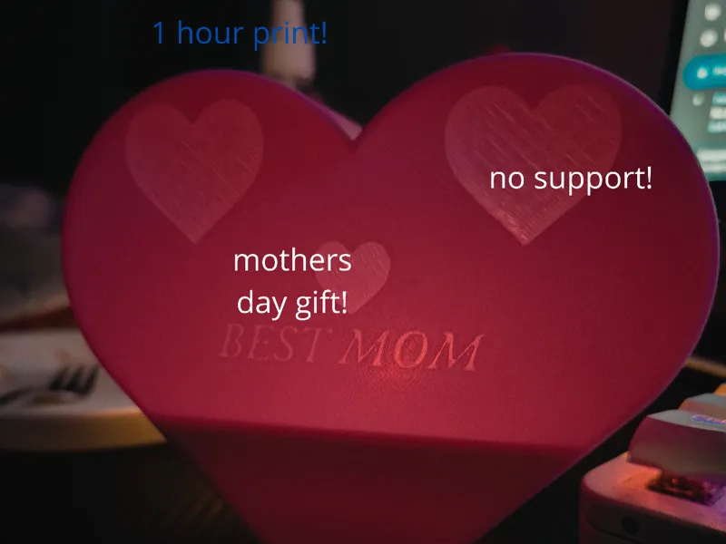 Heart Tealight Holder - Mother's Day Gift |Easy