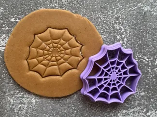 Halloween spider web cookies cutter