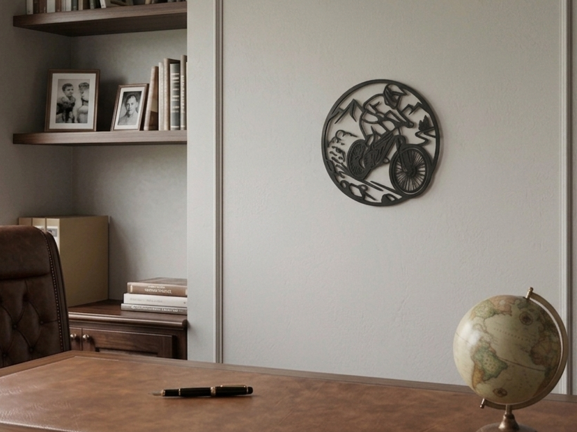 Enduro bike biker wall emblem sticker decoration