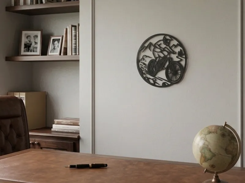 Enduro bike biker wall emblem sticker decoration