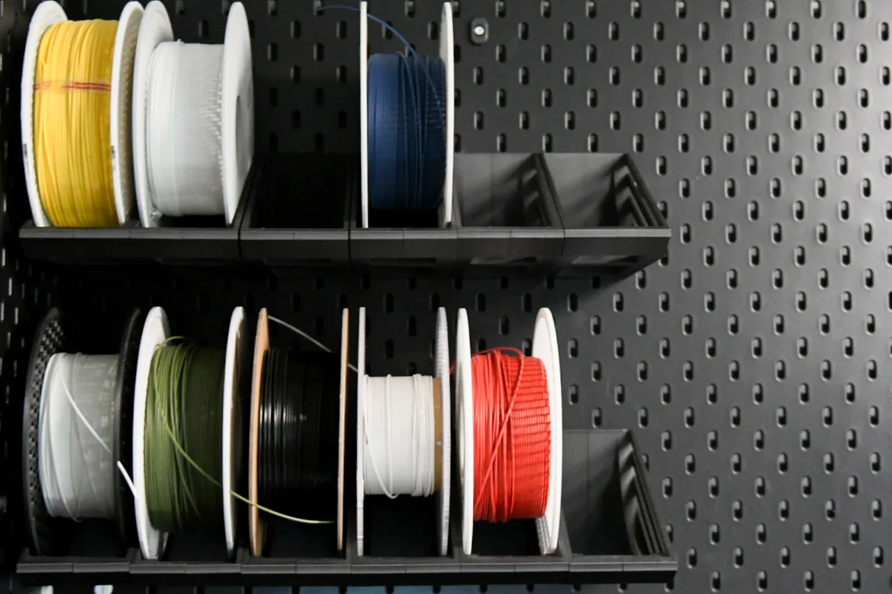 IKEA skadis spool holder view 3