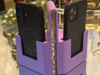 Tennis net phone mount V1