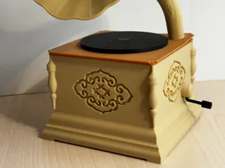 Music box v2 con piatto rotante