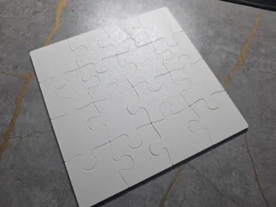 Jigsaw Puzzle Simple 4x4 Blank