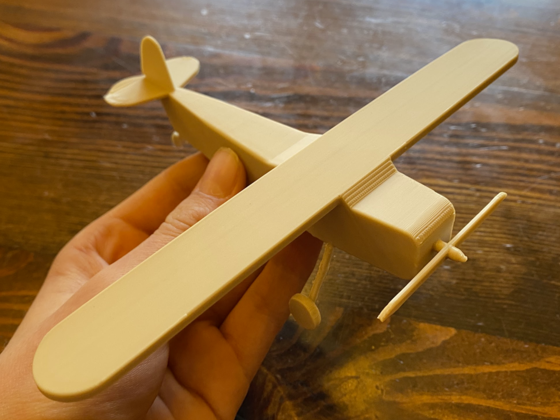 Piper J3 Cub - [simple model] - 1:77 scale
