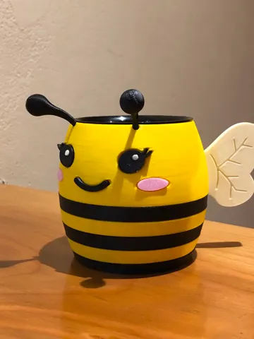 Modelo para impresión 3D: Mate Abejita - Mate Escalonado — vista de referencia 2