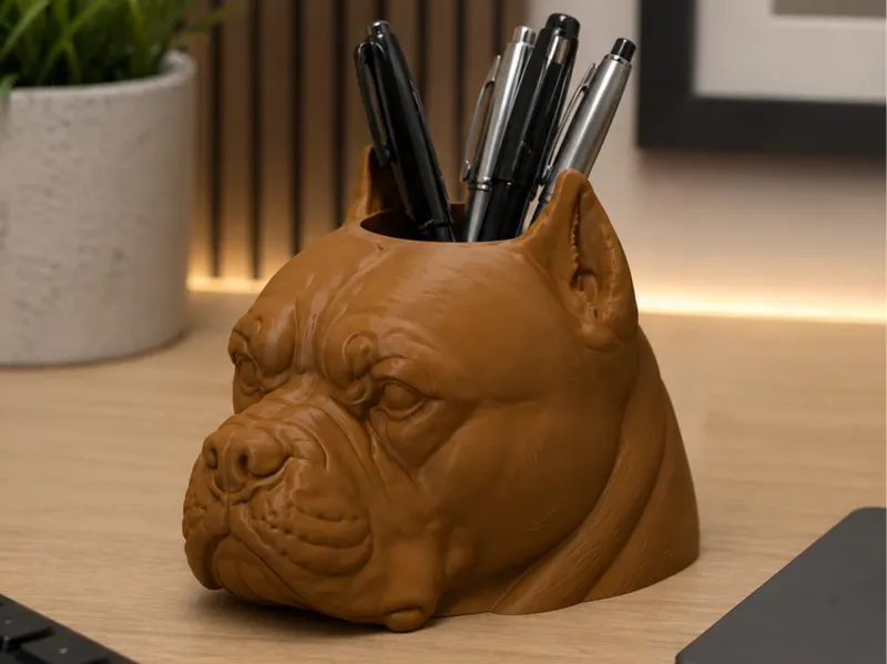 American Bully Dog Pen Holder