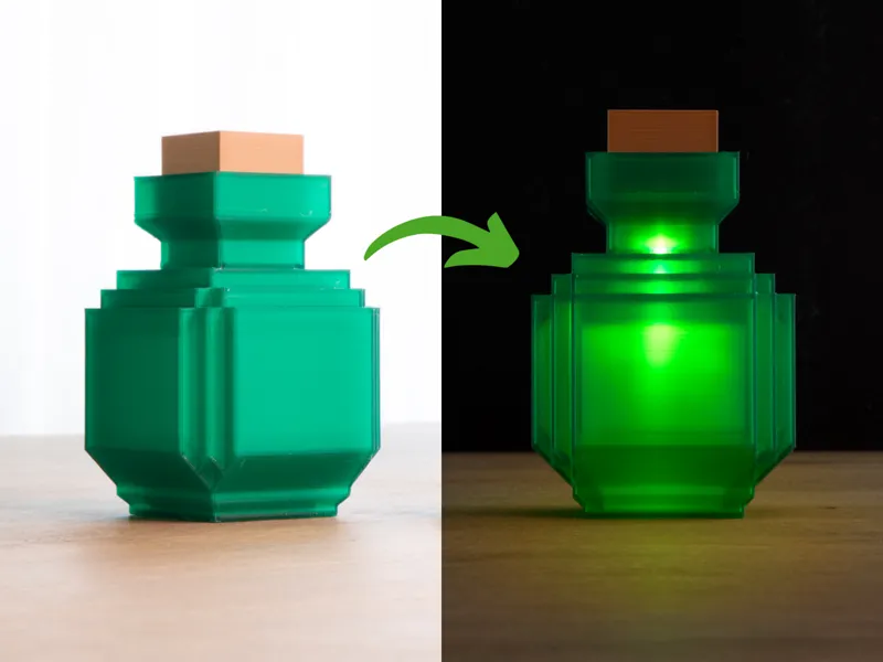 Minecraft inspired LED Potions