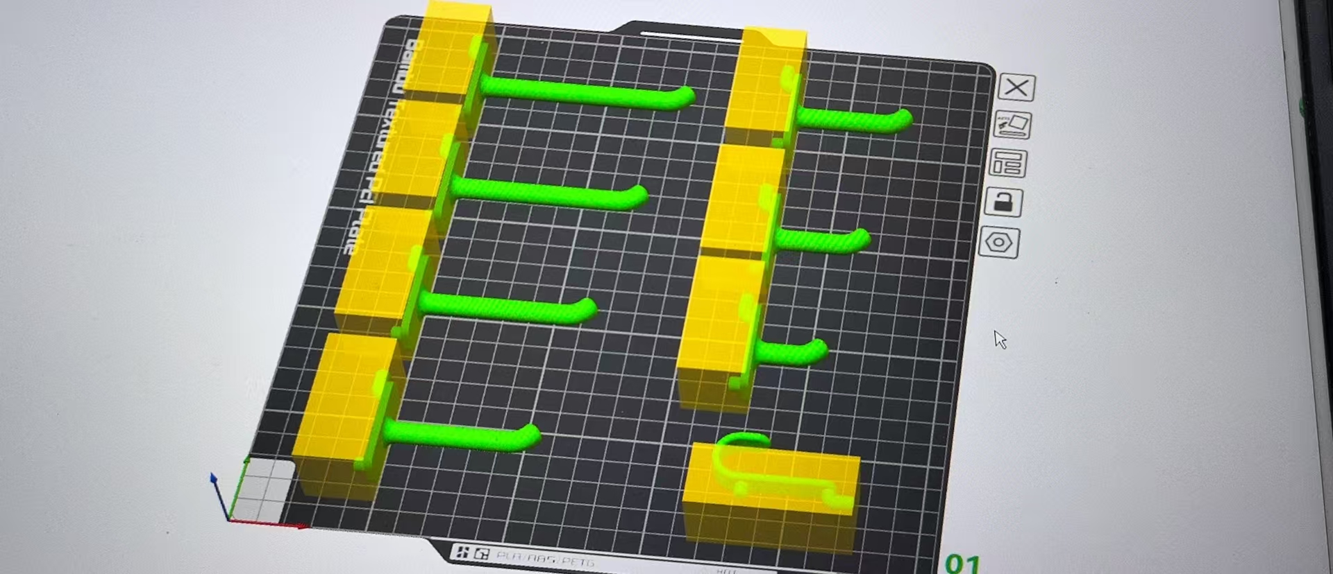 Miniatura 3 do modelo 3D 洞洞板挂钩（更新25mm和32mm圆孔洞洞板版本）