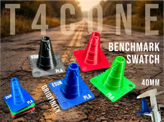 T4Cone - Traffic Cone Filament Benchmark & Swatch