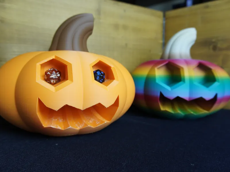 Jack o Lantern Dice Tower