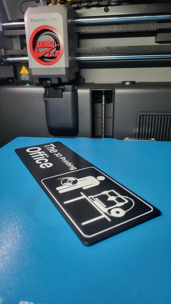 The 3D Printing Office Sign AMS Version The Office by Idea's Creation ...