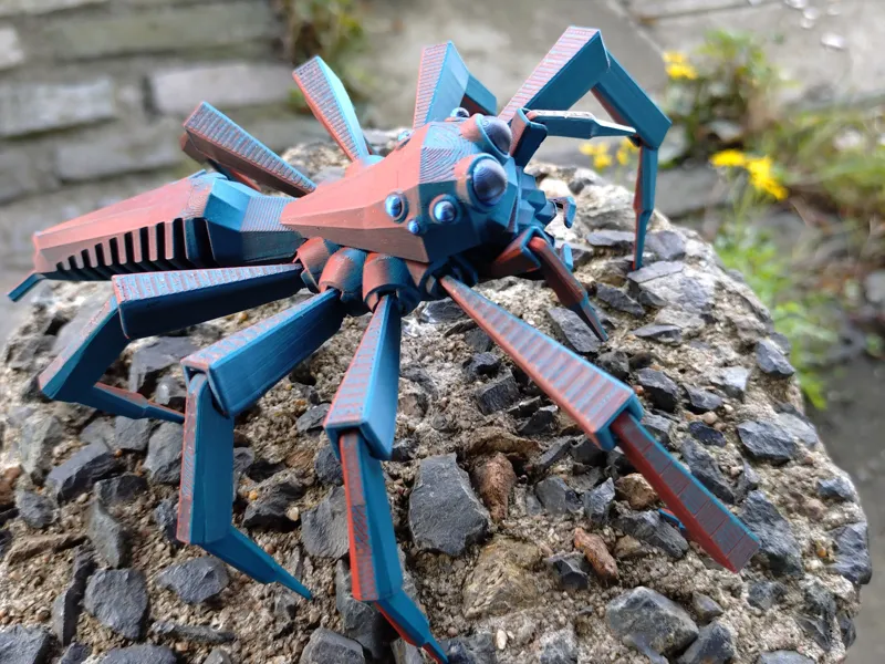 Low Poly Jumping Spider
