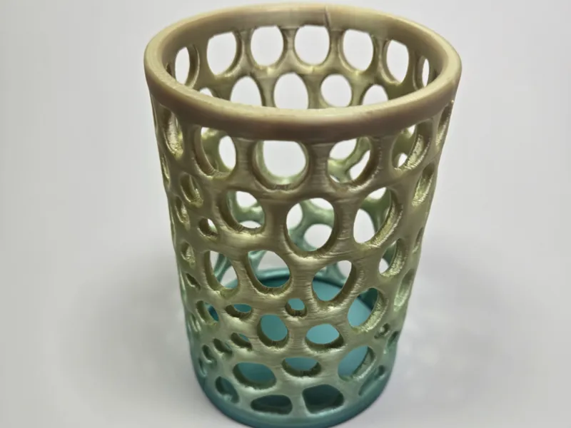 Pen Holder Cup - Voronoi
