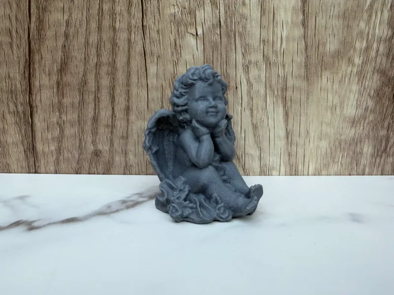 sitting angel