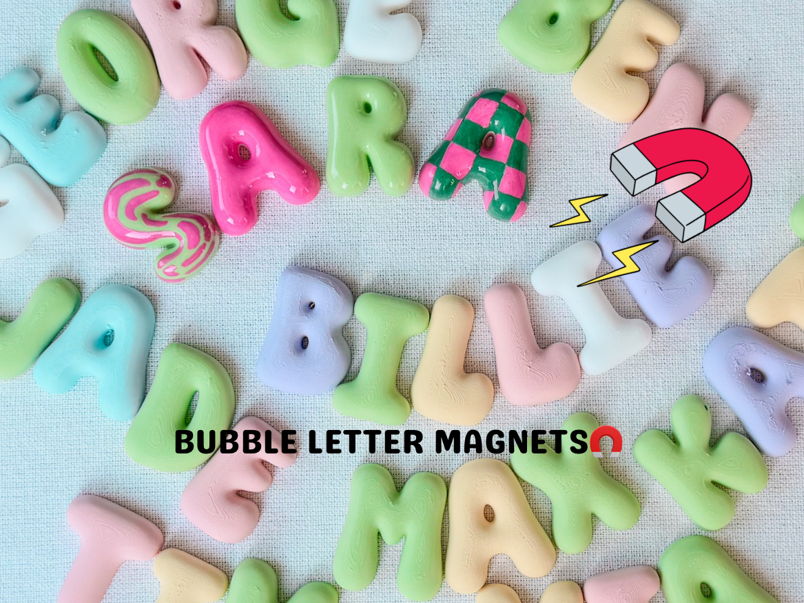 A-Z Bubble Letter Magnets (NO AMS) - 1