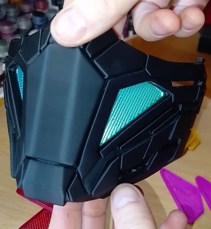 Cyber inspired Half mask view 3