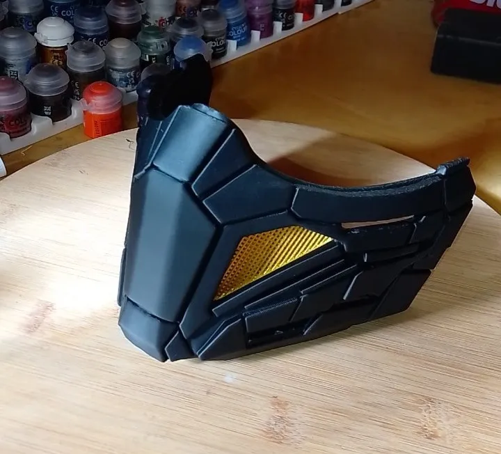 Cyber inspired Half mask view 2