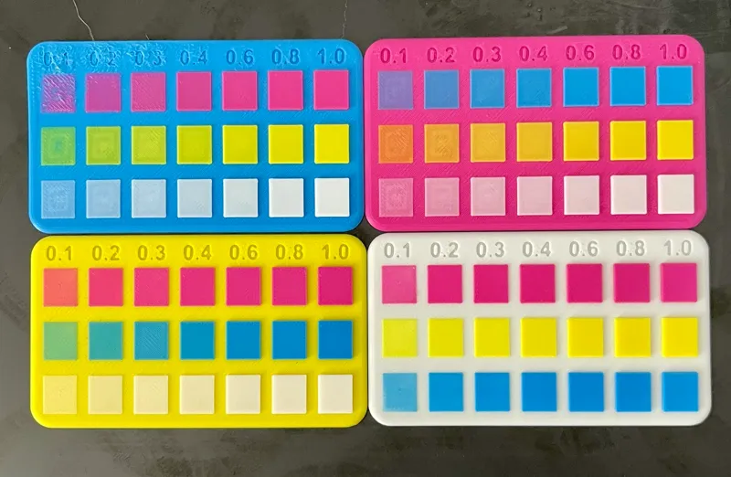 Color Transparency Calibration Plate-4