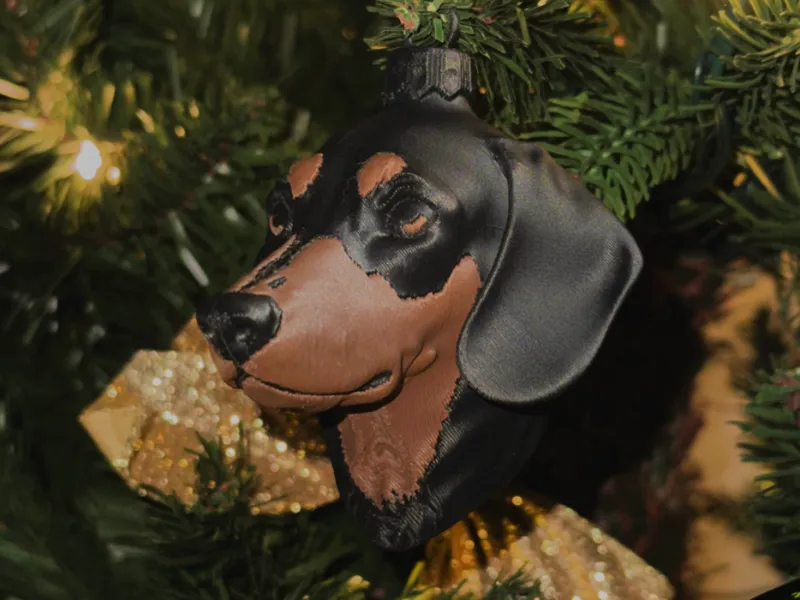 Dachshund  / Christmas Ornament / Bauble 