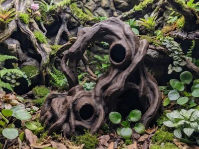 Tall Gnarled Tree Root for Terrariums & Aquariums