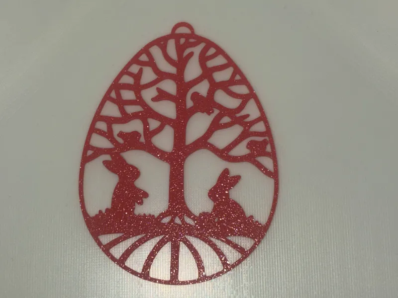 Easter Decoration - Bunnies under tree
