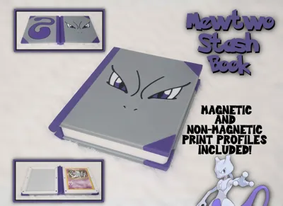 Mewtwo Stash Book for Pokemon Cards