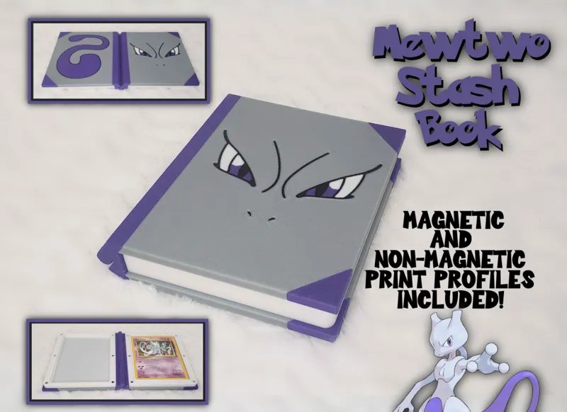 Mewtwo Stash Book for Pokemon Cards