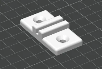 Screwable plate holder