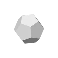 Sphères low poly : Dodécaèdre — photo 2