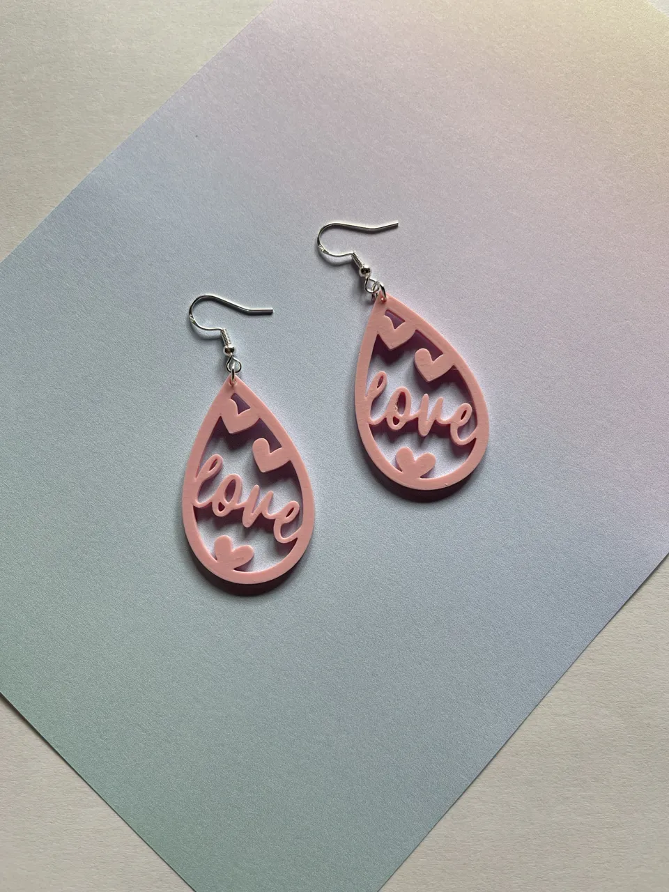 Earrings Valentines view 2