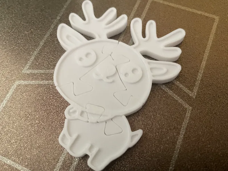 Reindeer puzzle