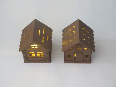 Small Christmas House (Lamp)