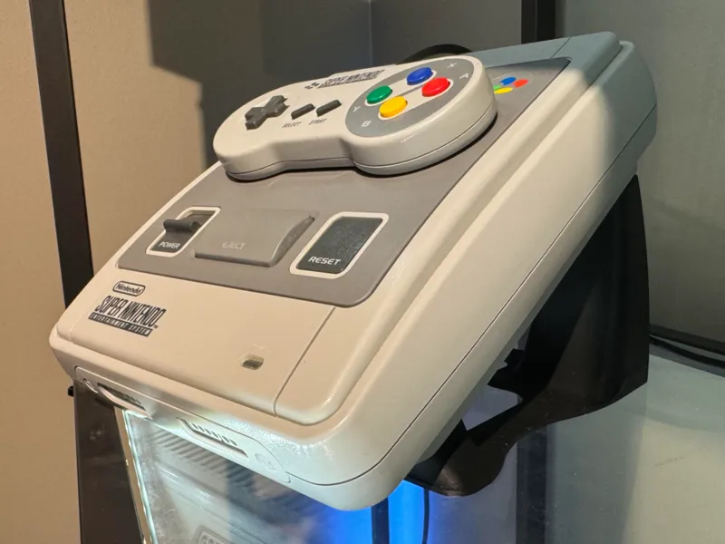 SNES display stand
