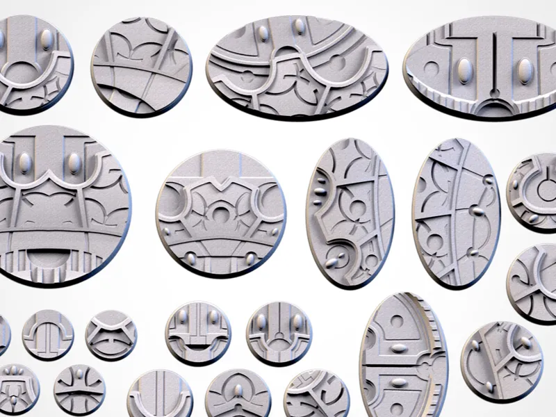 Magic Temple Bases – 25mm to 100mm