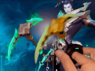 Thresh's Hook 英雄联盟锤石的可旋转指尖钩镰