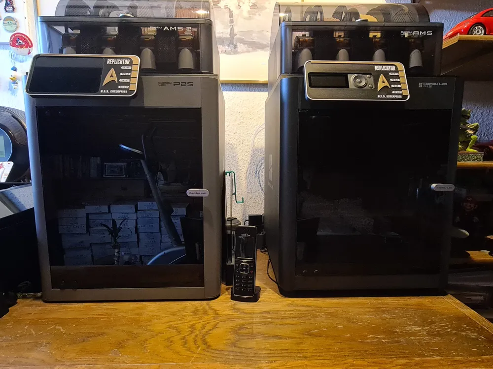 P1 printer visually in the style of the P2S Replicator - Free 3D Print ...