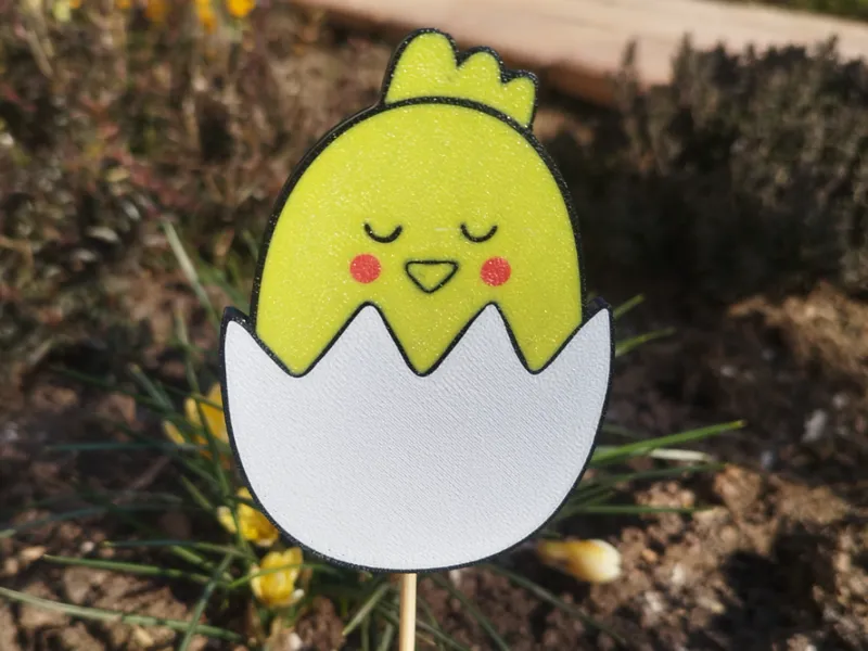 Chicken - Easter flower pot decoration