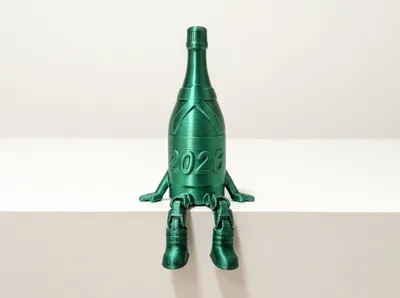 Special Design Christmas Decorative Bottle Ornament Collectible Gift