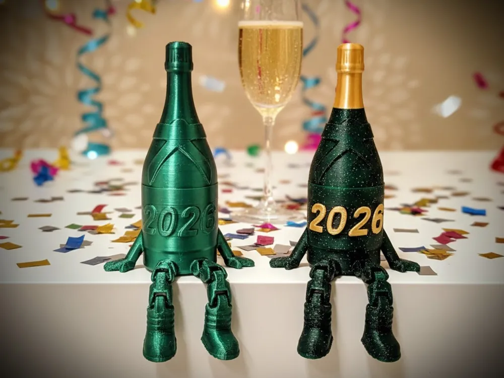 Special Design Christmas Decorative Bottle Ornament Collectible Gift