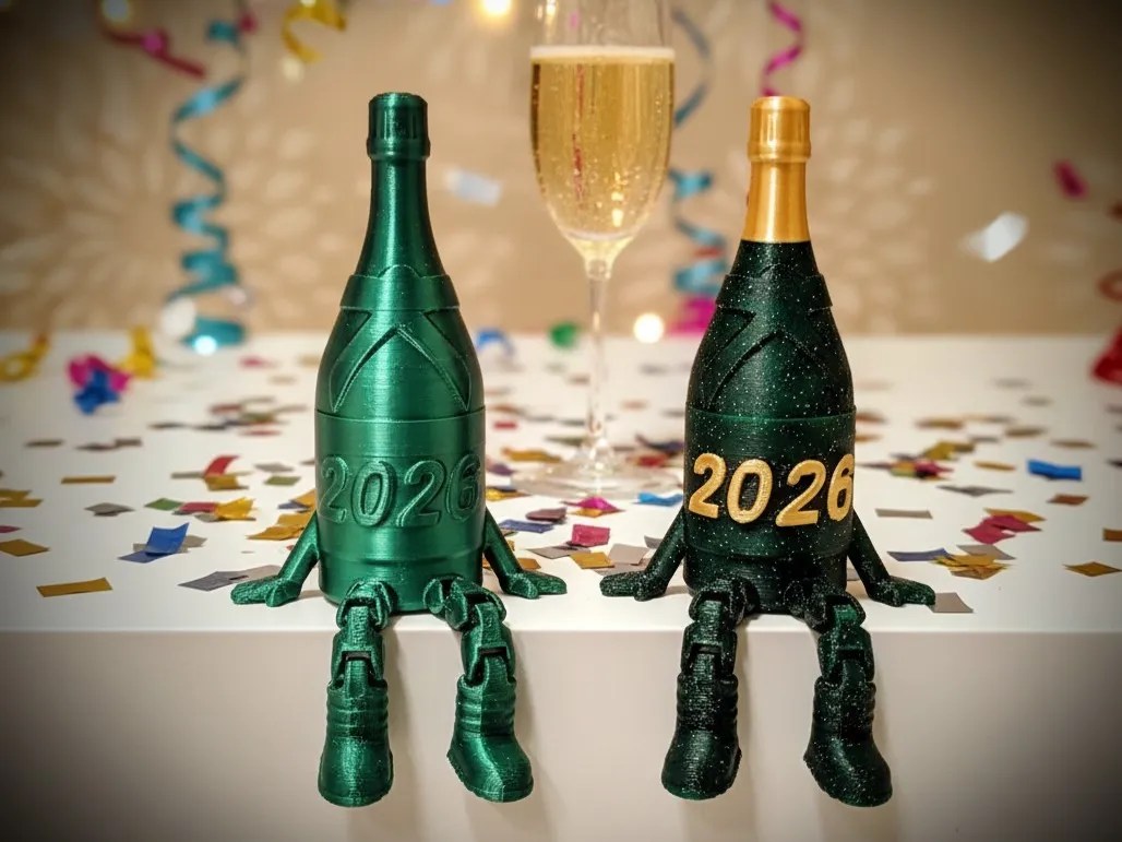 Special Design Christmas Decorative Bottle Ornament Collectible Gift