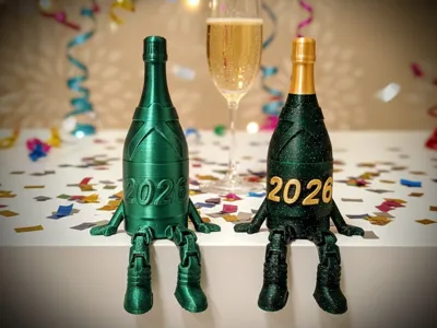 Special Design Christmas Decorative Bottle Ornament Collectible Gift