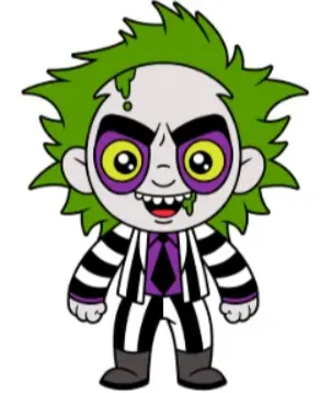 Beetlejuice Ornament