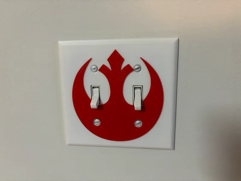 Star Wars Light Switch Cover Rebel Alliance Logo