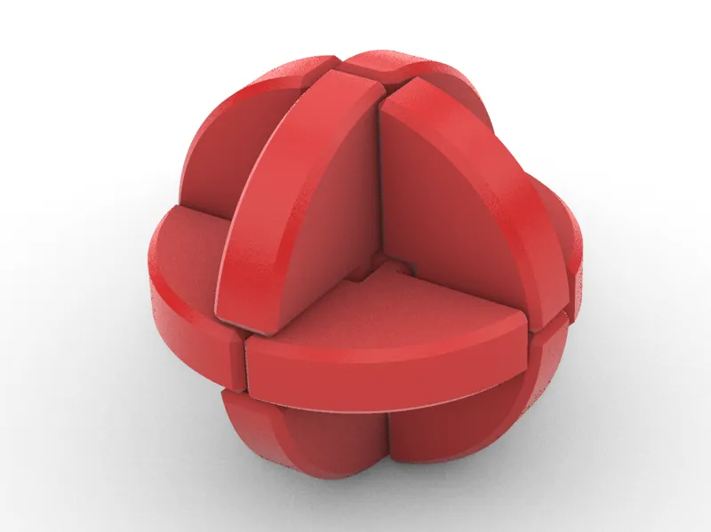 Burr Puzzle Brain Teaser (Burr Series V3)